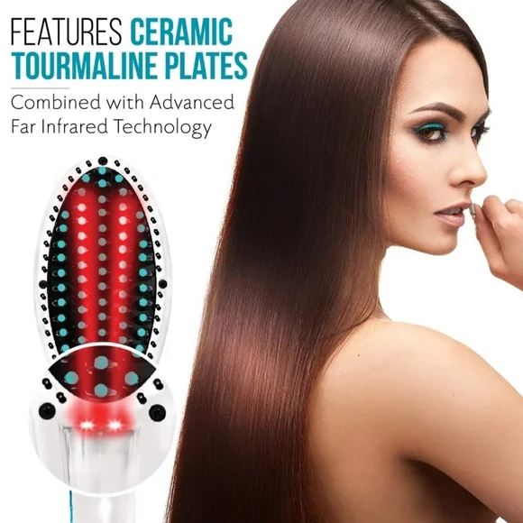 NIB Heated Straightening & Detangling Brush - Picture 3 of 5